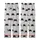 Cat Lover's Playful Peeking Black Cat Pattern - Heather Grey Tee Kid Satin Pajamas Set - 2DtrciIf0P