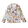 Cat Lover's Whimsical Kawaii Smiling Kittens & Red Hearts All-Over Motif Kid Satin Pajamas Set - BfJ-I_FXcp