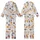Cat Lover's Whimsical Kawaii Smiling Kittens & Red Hearts All-Over Motif Kid Satin Pajamas Set - L5AGr2Oeg5
