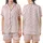 Romantic Hand-Sketched Red Hearts & Wispy Tendrils All-Over Wearable Satin Short-Sleeve Pajamas Set - znZ5Ka-AHe