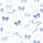 Whimsical Dreamer's Pastel Blue Scattered Bows, Checkerboard Accents & Ribbons Fashion Piece Kid Satin Pajamas Set - 4