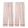 Cozy Aesthetic: Blush Cream Organic Ruffle Flowing Shapes Soft Knit Kid Satin Pajamas Set - d694e8aJgk