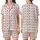 Women's Soft Rose Pink Hearts, Delicate Outlines & Vibrant Polka Dots on Subtle Pinstripe Satin Short-Sleeve Pajamas Set - 1