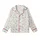 Minimalist Style Lover's Sparse Floral Leaf Pattern - Soft Taupe Wearable Art Kid Satin Pajamas Set - nn0r4xHur6