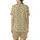 Cheery Rose Garden: Light Yellow Pink Floral Hand-Drawn Customizable Garment Satin Short-Sleeve Pajamas Set - 3