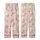 Soft Pink Botanical Sprigs: Olive Leaves, Cream Flowers & Pale Orange Berries Kid Satin Pajamas Set - LBCJasXstL