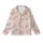 Soft Pink Botanical Sprigs: Olive Leaves, Cream Flowers & Pale Orange Berries Kid Satin Pajamas Set - fswDY8XUEe