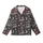 Dreamer's 'LET ME SLEEP' Motif: Playful Eyelashes, Moon, Stars & ZZZs in Rose Pink Kid Satin Pajamas Set - 2