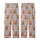 Baby Cow Lover's Reddish-Brown Highland Calf & Delicate Pink Butterfly Heather Grey Pattern Wearable Kid Satin Pajamas Set - WHZbJ2UZpy