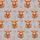 Baby Cow Lover's Reddish-Brown Highland Calf & Delicate Pink Butterfly Heather Grey Pattern Wearable Kid Satin Pajamas Set - 4