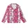 Playful Soul's Loungewear: Vibrant Pink Plaid, Cartoon Bears with Cream Snouts & Hearts Kid Satin Pajamas Set - LlnDVW0tIn