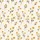 Delicate Wildflower Motif: Hand-Drawn Daisy Blossoms, Creamy Goldenrod & Dark Brown Satin Short-Sleeve Pajamas Set - 4