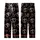 Elegant Style: Overlapping Rose Gold Copper Heart Motifs Black Pattern Kid Satin Pajamas Set - 3