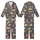 Sloth Lover's Dramatic Cartoon Sloth 'I'll Get Over It' Text Pattern Casual Wear Kid Satin Pajamas Set - 1
