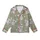 Koala Lover's Dream: Sleepy Grey Koalas & Eucalyptus Leaves on Muted Olive Green Comfort Item Kid Satin Pajamas Set - 9YZs2WkY-S