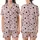 Women's Light Pink Black Polka Dot & Abstract Lace Motif Ensemble Satin Short-Sleeve Pajamas Set - 1