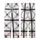 Classic Style Dense Interlaced White Black Gray Tartan Plaid Satin Short-Sleeve Pajamas Set - 3