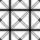 Classic Style Dense Interlaced White Black Gray Tartan Plaid Satin Short-Sleeve Pajamas Set - 4