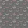 Dreamer's Everyday Essential: Charcoal Heather Sleeping Eye Moon Zzz Pattern Kid Satin Pajamas Set - 4