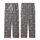 Dreamer's Everyday Essential: Charcoal Heather Sleeping Eye Moon Zzz Pattern Kid Satin Pajamas Set - 3