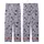 Love-Inspired Muted Lavender Hearts Pattern: Scattered Charcoal Outline Design Kid Satin Pajamas Set - 3