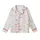 Sweetheart Charm Pastel Doodle Kisses, Crowns & Love Hearts Satin Short-Sleeve Pajamas Set - 2