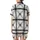 Classic Style Dense Interlaced White Black Gray Tartan Plaid Satin Short-Sleeve Pajamas Set - 3