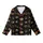Empowered Queen Regal Gold Bronze Crown Tapestry Wearable Art Kid Satin Pajamas Set - 2