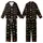 Empowered Queen Regal Gold Bronze Crown Tapestry Wearable Art Kid Satin Pajamas Set - 1