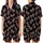 Chic Style Pink Plaid Bows Seamless Pattern on Black Customizable Item Satin Short-Sleeve Pajamas Set - Pi1Bn2LNf_