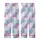 Ethereal Spirit's Abstract Fluid Art: Pastel Pink Blue Teal Fuchsia Marble Swirl Wearable Art Kid Satin Pajamas Set - 3