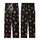 Stargazer's Golden & Rose Celestial Sun Moon Star Pattern - Deep Black Wearable Kid Satin Pajamas Set - lTsEHvo2op