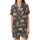 Sloth Lover's Dramatic Cartoon Sloth 'I'll Get Over It' Text Pattern Casual Wear Satin Short-Sleeve Pajamas Set - 2