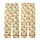 Women's Bright Red Cherry Clusters with Green Stems & Leaves – Whimsical Yellow Pattern – Comfort Loungewear Kid Satin Pajamas Set - auJh9JD7KC