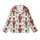Classic Christmas: Whimsical Nutcracker, Holly, Pine, & Red Gift Winter Pullover Kid Satin Pajamas Set - 2