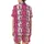Playful Soul's Loungewear: Vibrant Pink Plaid, Cartoon Bears with Cream Snouts & Hearts Satin Short-Sleeve Pajamas Set - n7Gz87TZBv