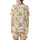 Gentle Baby Giraffe Sleep Set: Red-Brown Spot & Pink Flower Pattern with 'Sleep Early' Text Satin Short-Sleeve Pajamas Set - 3