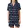 Weekend Enthusiast's Navy Relax Enjoy Typographic Word Print Casual Piece Satin Short-Sleeve Pajamas Set - 2