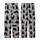 Cat Lover's Playful Black Cat Silhouettes - Heather Grey Wearable Motif Kid Satin Pajamas Set - BOlgN5QmHm