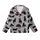 Cat Lover's Playful Black Cat Silhouettes - Heather Grey Wearable Motif Kid Satin Pajamas Set - PaI6WSC4nt