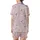 Cherry Blossom Butterfly Delicate White Pink Fuchsia Floral Scatter Design Kid Satin Pajamas Set - 3