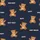 Sweet Dreams Lover: Playful Teddy Bear & Happy Text Pattern - Dark Navy Comfort Attire Kid Satin Pajamas Set - 4