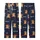 Sweet Dreams Lover: Playful Teddy Bear & Happy Text Pattern - Dark Navy Comfort Attire Kid Satin Pajamas Set - 3