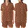 Coffee Lover Chic: Warm Russet Leopard Spot & Coffee Bean Design - Tan Beige Wearable Satin Short-Sleeve Pajamas Set - 1