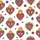 Vibrant Spirit's Fuchsia Orange Turquoise Sacred Hearts & Eye Folk Pattern Garment Kid Satin Pajamas Set - 4
