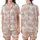 Nature Lover's Soft Pink Gray Minimalist Mountain & Pine Pattern, 'THE GREAT OUTDOORS' Text Top Satin Short-Sleeve Pajamas Set - 1