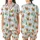 Cozy Holiday Loungewear: Whimsical Highland Cow Winter Wonderland, Snowy Hills & Santa Hats Satin Short-Sleeve Pajamas Set - 1
