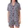 Love-Inspired Muted Lavender Hearts Pattern: Scattered Charcoal Outline Design Satin Short-Sleeve Pajamas Set - 2