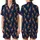 Giraffe Enthusiast's Charming Rusty Orange Brown Irregular Spot Giraffe Deep Navy Fabric Design Satin Short-Sleeve Pajamas Set - 1