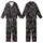 Cute Minimalist Winking Cat Faces with Hearts & Paw Prints Pattern Kid Satin Pajamas Set - yIWNwi5pC-